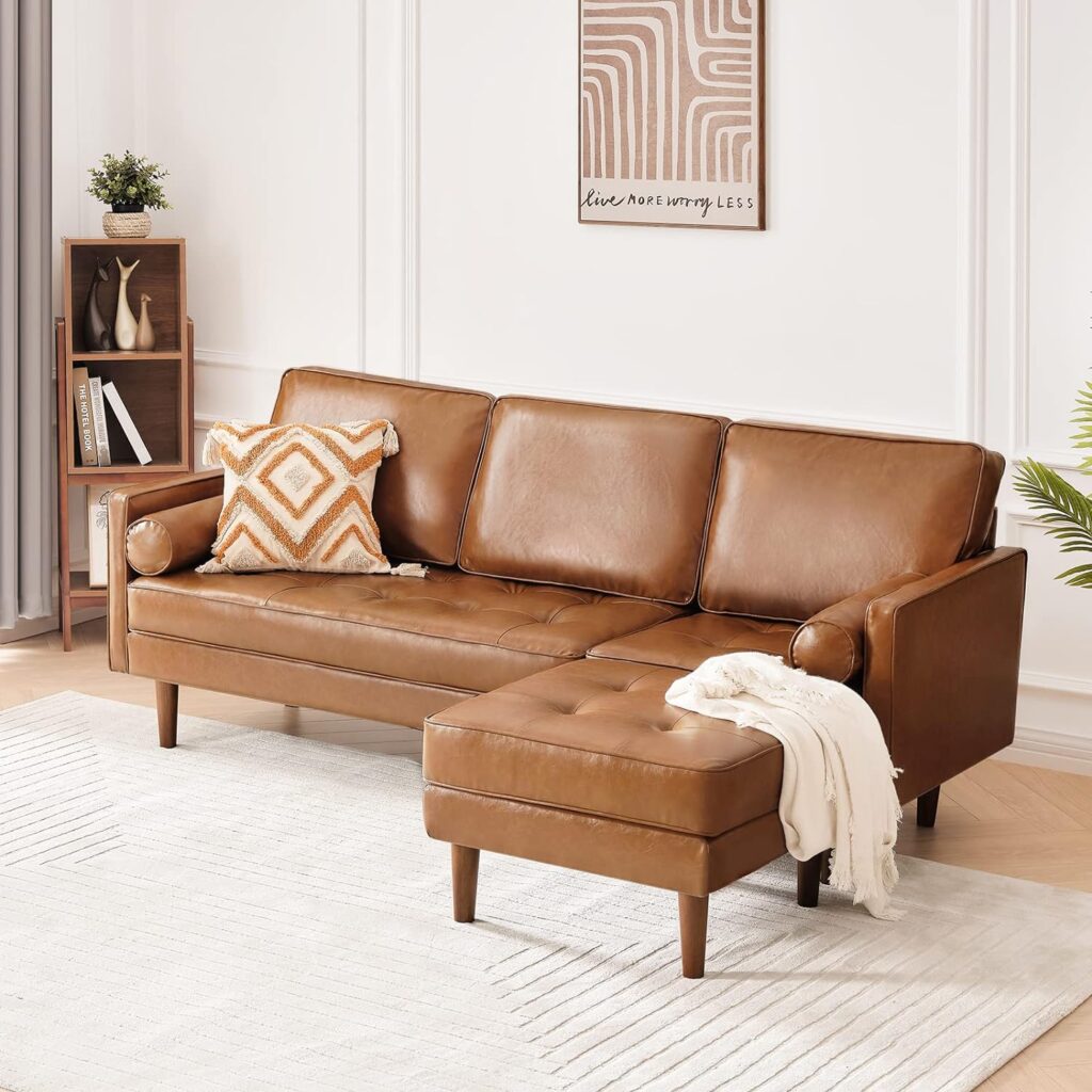 leather sofa L shape